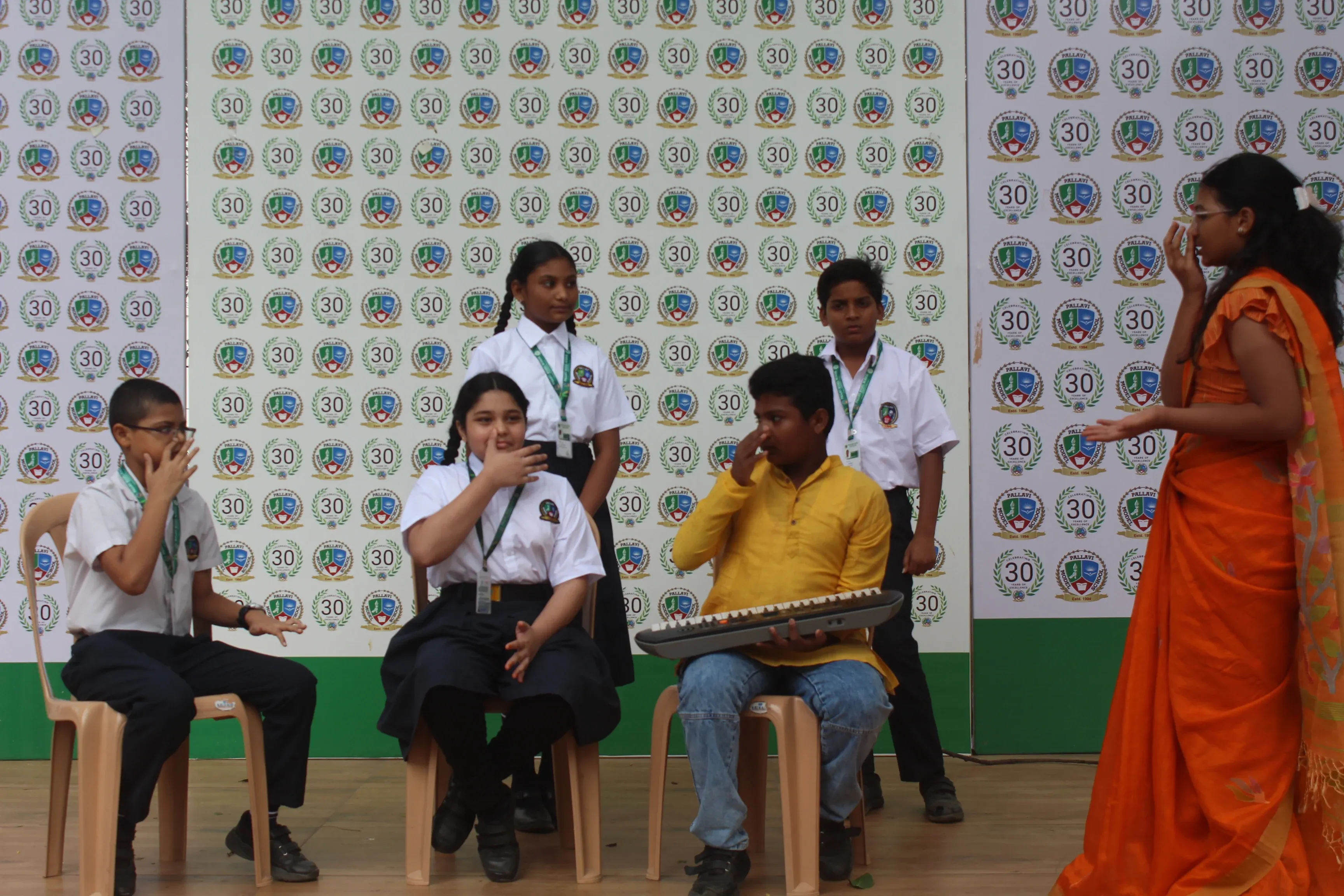 Music & Yoga at Pallavi International School Gowdavalli