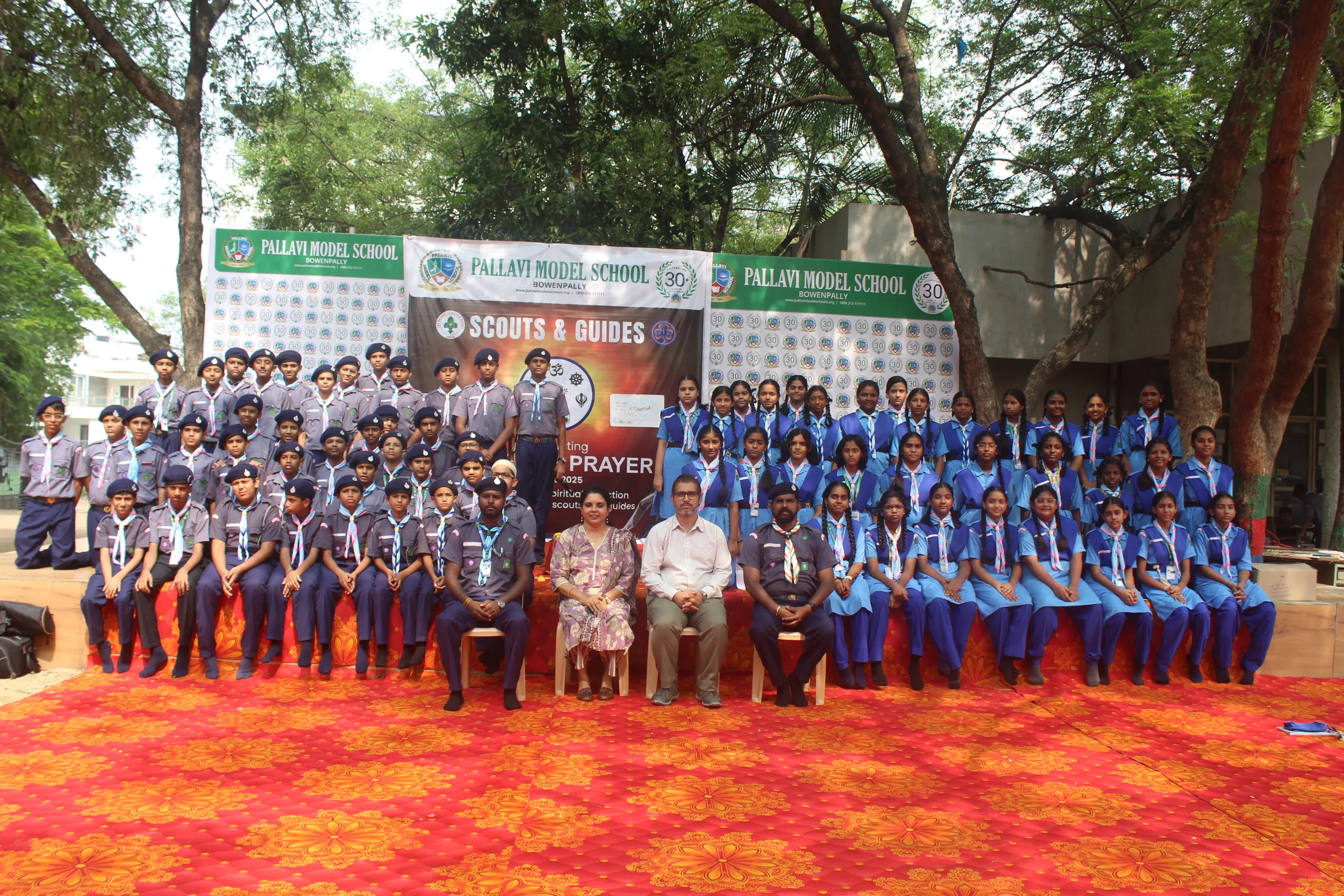 Scouts at Pallavi International School Gowdavalli