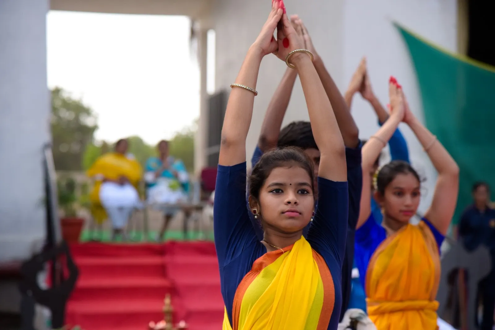 Yoga at Pallavi International School Gowdavalli
